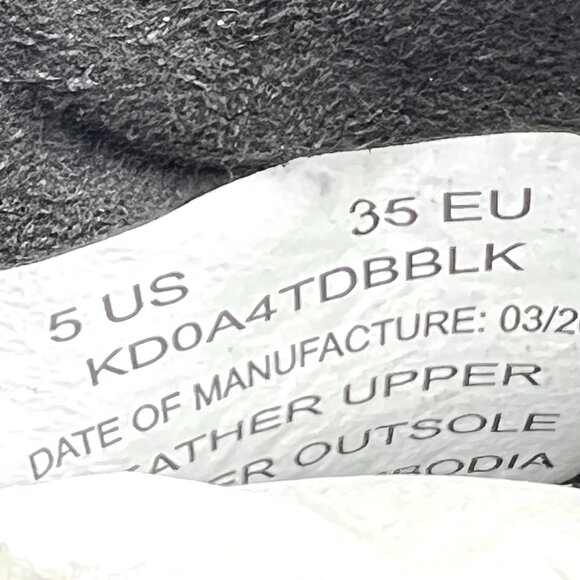 Kodiak Womens Size 5 Peyto Black Leather Water Resistant Ankle Boots - Picture 15 of 15